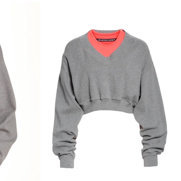 Alexander Wang Tops - Alexander Wang bi-layer sweatshirt